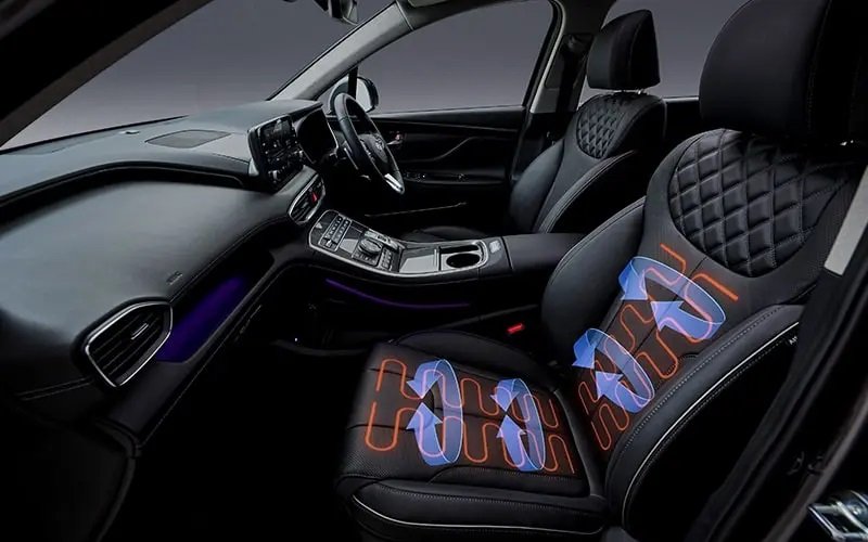 Hyundai Santa Fe Signature - Heated and Ventillated Seats