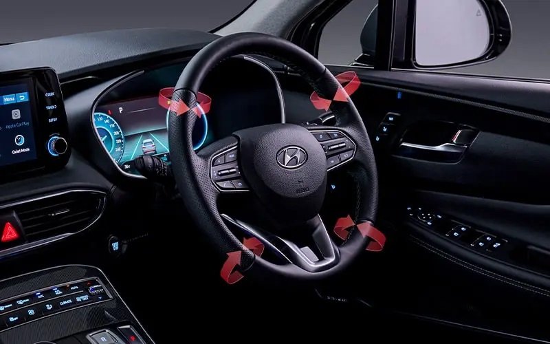 Hyundai Santa Fe Smart - Heated Steering Wheel