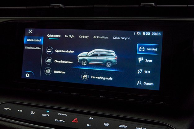 Oshan X7 Comfort - Vehicle controls