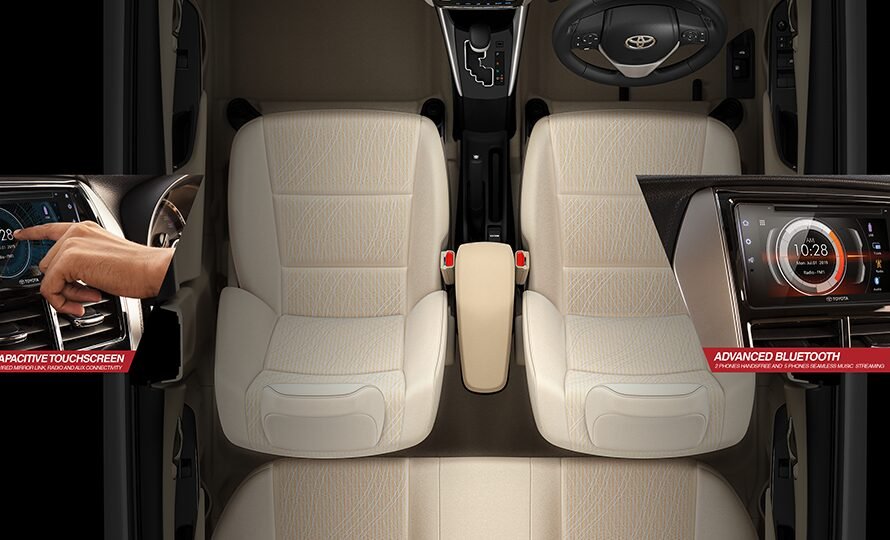 Toyota Yaris 1.3L GLI CVT (2024) - PakAuto.pk - 6.8 inch touchscreen