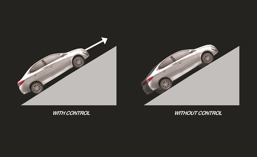 Toyota Yaris ATIV X CVT 1.5L (2024) - PakAuto.pk - HILL ASSIST Control